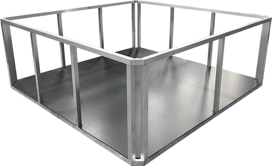Aluminiumrahmen eines Whirlpools